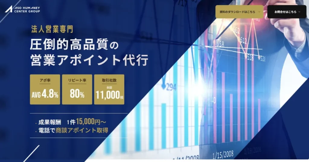 受託開発　営業代行　アソウ　テレマーケ　品質　BtoB