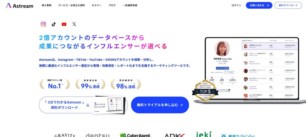 インフルエンサーマーケティング　会社